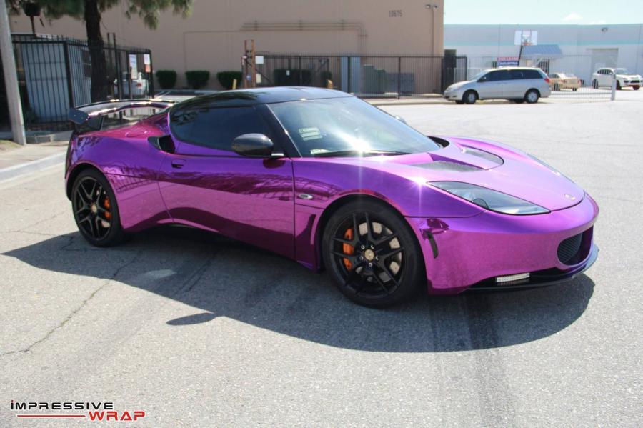  Lotus Evora Purple Chrome by Impressive Wrap 2016 года  (фото 9 из 26)